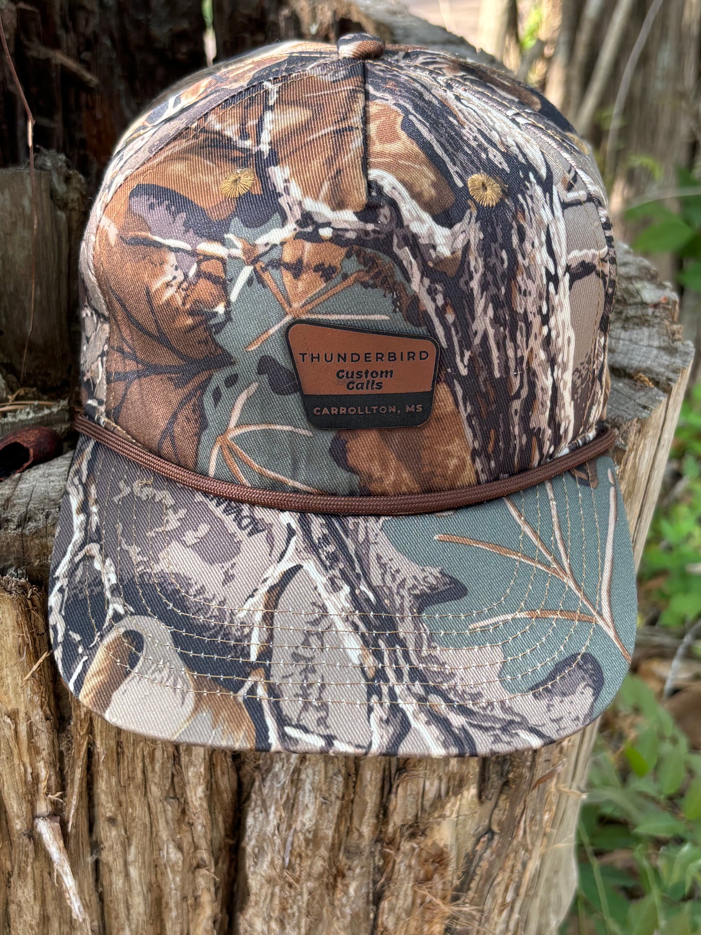 Advantage Classic Thunderbird forest sign logo patch hat
