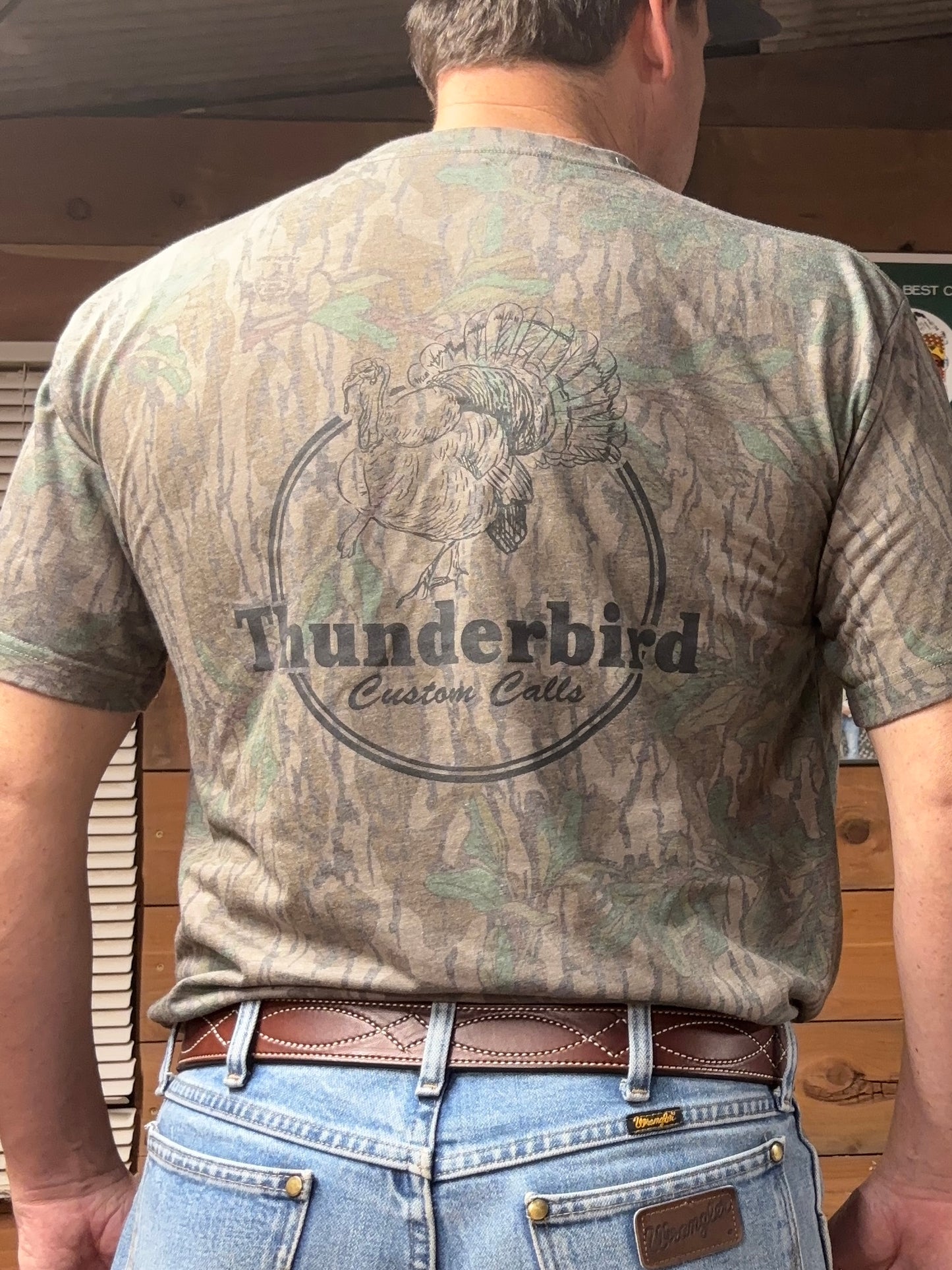 Thunderbird logo Greenleaf short sleeve tshirt