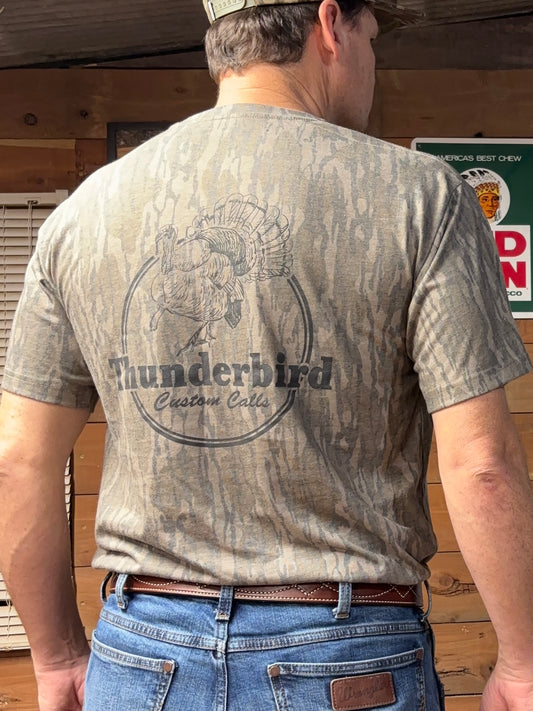 Thunderbird logo Bottomland short sleeve tshirt