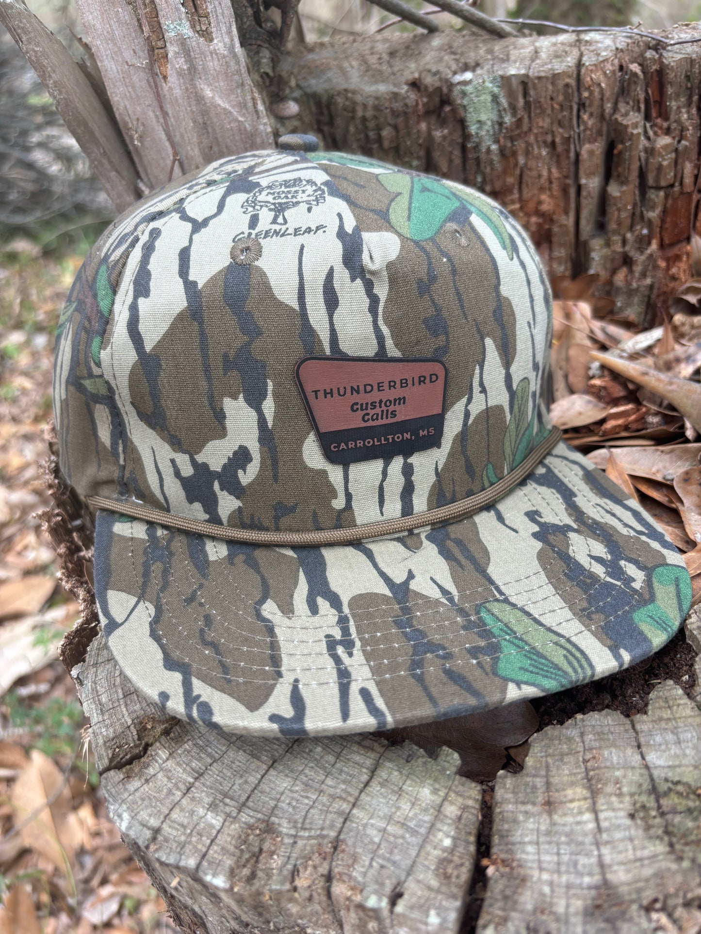 Thunderbird forest sign patch hat Greenleaf